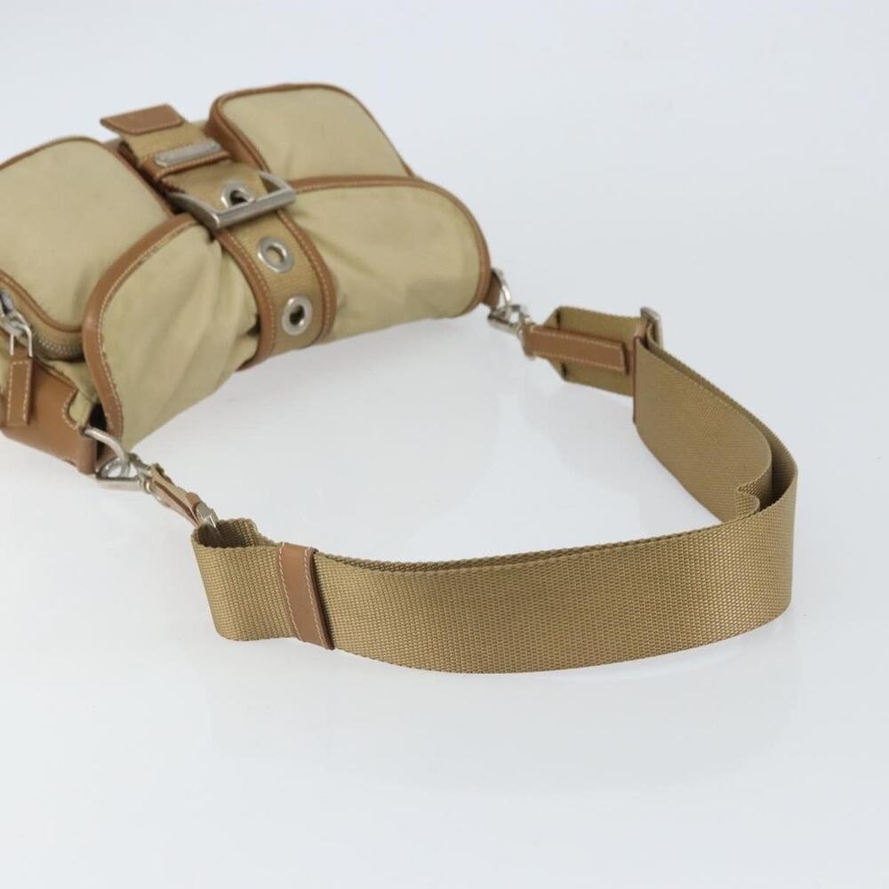 Prada Nylon Shoulder Bag Beige - Picture 9 of 14